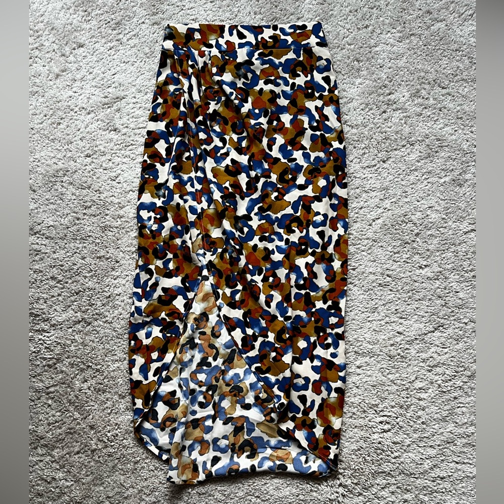 Peyton Jensen Printed Midi Skirt